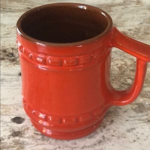 Frankoma Pottery Orange Mug